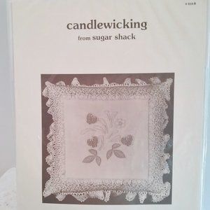 sugar shack candlewicking pillow kit